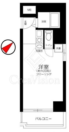 陽輪台西新宿　701号室　間取り