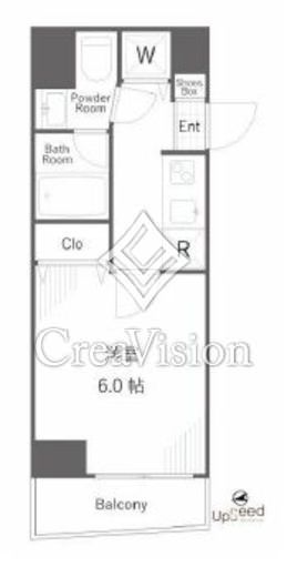 アクサス白金台　2F1号室　間取り