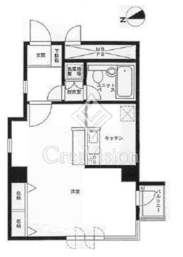 インペリアル六本木1号館　600号室　間取り