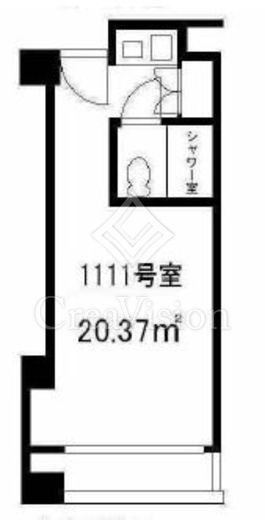 オリエント赤坂モートサイド　1111号室　間取り