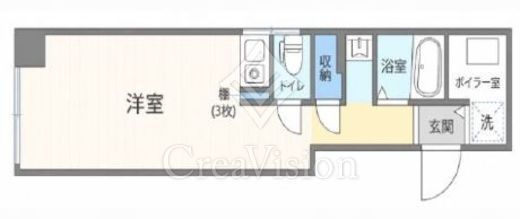 シルバープラザ麻布十番　401号室　間取り