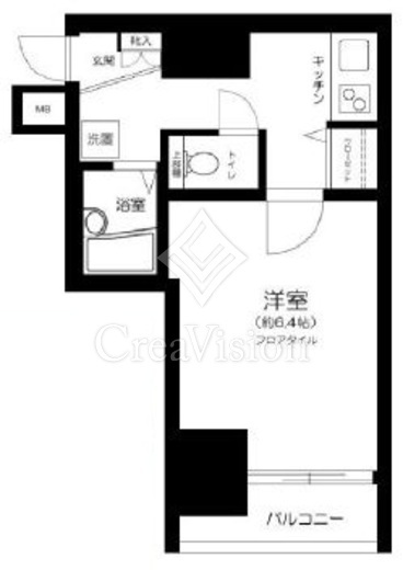 ステージファースト慶應三田　503号室　間取り