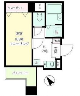 メインステージカテリーナ恵比寿駅前　301号室　間取り