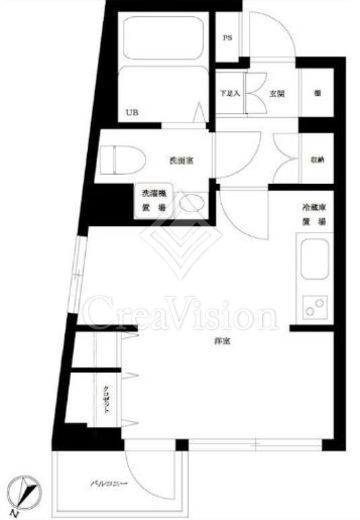 ストーク南麻布　205号室　間取り