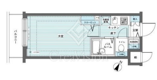 トーシンフェニックス芝浦ベイフォート　903号室　間取り