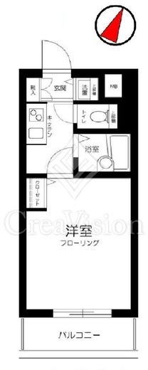 トーシンフェニックス芝浦ベイフォート　1107号室　間取り