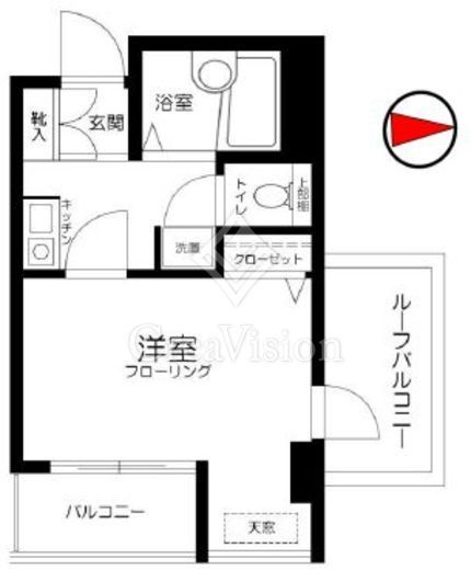 プレール東麻布　201号室　間取り