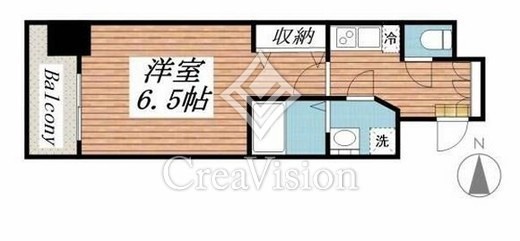 メゾン・ド・ヴィレ芝大門　805号室　間取り