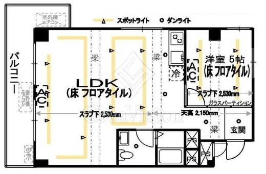 秀和第2北青山レジデンス　205号室　間取り