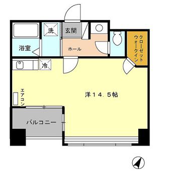 Goodway Fujimi　602号室　間取り