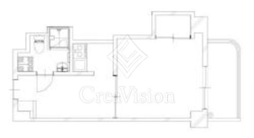赤坂桧町公園アーバンライフ　4F1号室　間取り