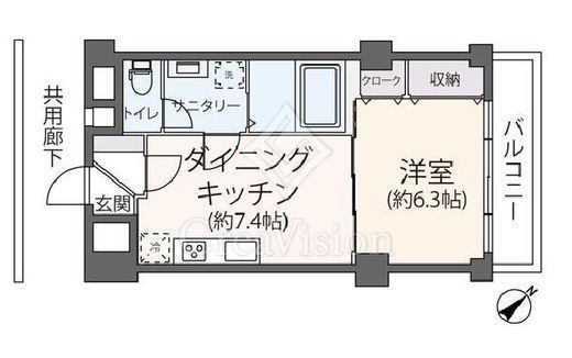 赤坂檜町レジデンス　309号室　間取り