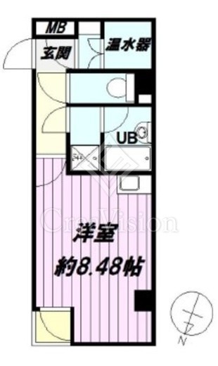 東新橋ビル　401号室　間取り