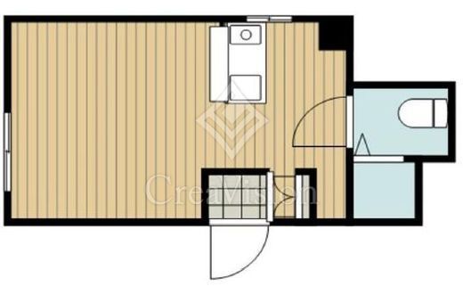 麻布霞町マンション　401号室　間取り