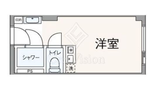 六本木ユニハウス　212号室　間取り