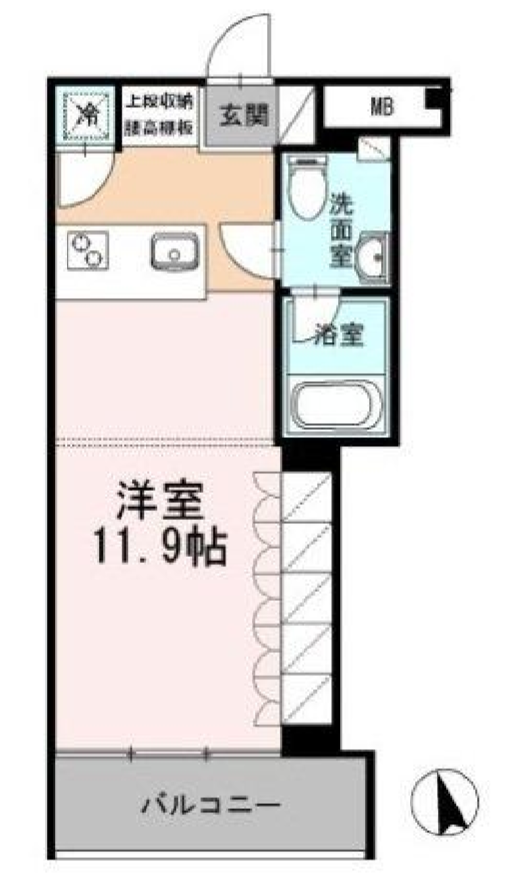 カスタリア目黒長者丸　303号室　間取り