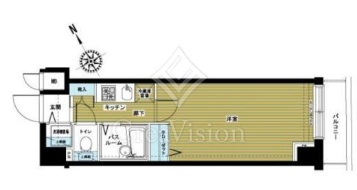 トーシンフェニックス日本橋兜町弐番館　805号室　間取り