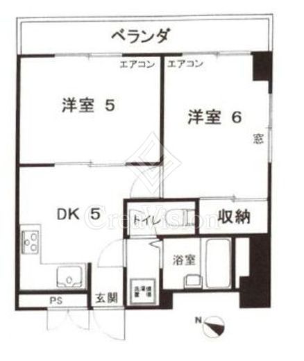 パークサイド日本橋　503号室　間取り