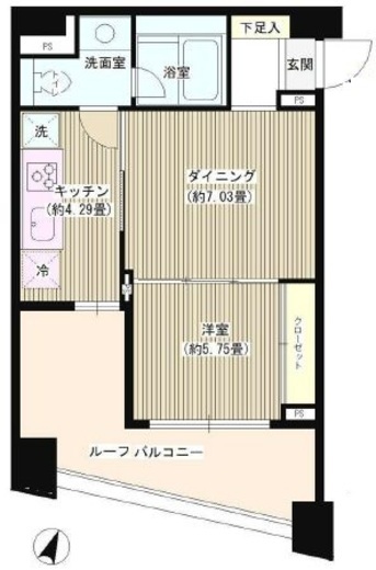 パトリス26　901号室　間取り