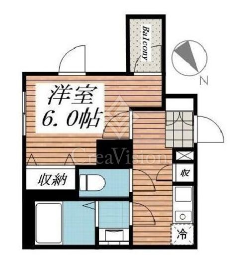 メゾン・ド・ヴィレ日本橋茅場町　701号室　間取り