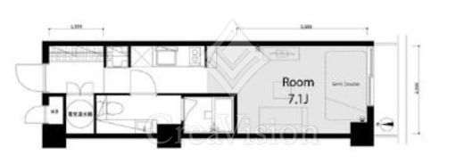 ライオンズマンション八丁堀　505号室　間取り