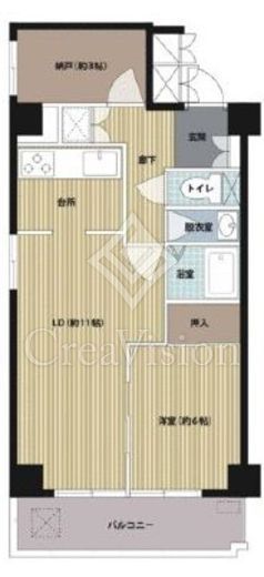 中銀日本橋浜町マンシオン　304号室　間取り