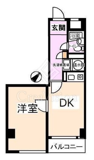 東銀座ロイアルハイツ　4F1号室　間取り