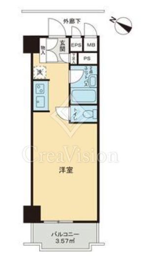 藤和新川コープ　504号室　間取り