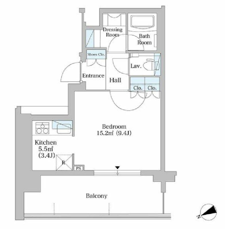 新宿グランドプラザ　313号室　間取り