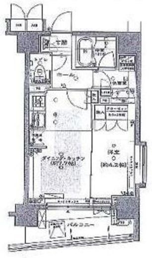 グランアビテ四谷三丁目ステーションフロント　306号室　間取り