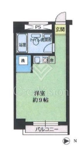 エグゼクティブ原宿　303号室　間取り