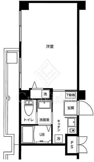 カーサ代官山　404号室　間取り
