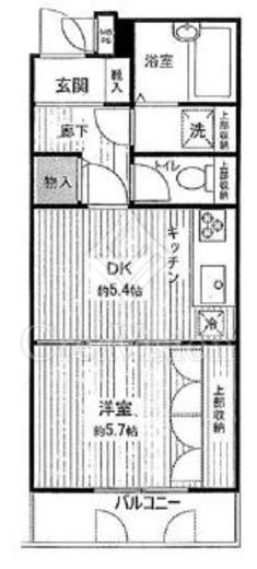 セザール渋谷　206号室　間取り