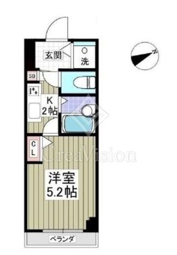 トーシンフェニックス初台弐番館　902号室　間取り