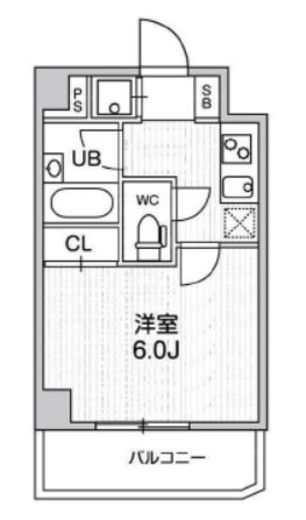 コンシェリア新橋　502号室　間取り