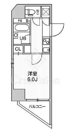 コンシェリア新橋　905号室　間取り