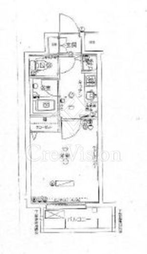 パークウェル初台　702号室　間取り