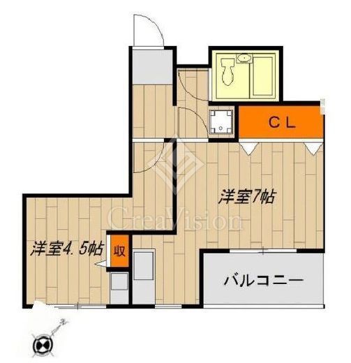 ハイライフ恵比寿　1004号室　間取り