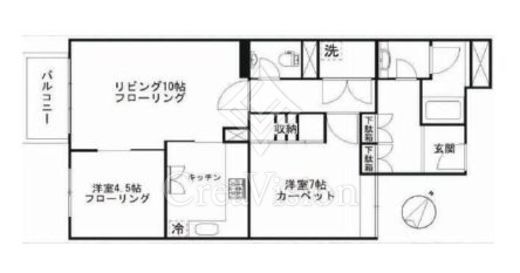 ユーロハイツ参宮橋　105号室　間取り