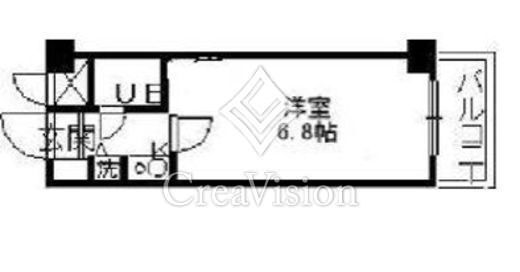 ルイシャトレ恵比寿　8F1号室　間取り