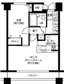LOOP-M　305号室　間取り