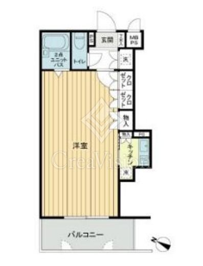 ワコーレ代々木2　203号室　間取り