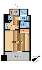 プライムアーバン門前仲町　1005号室　間取り