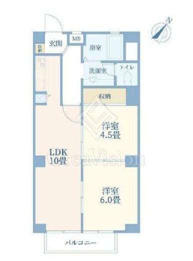 秀和高樹町レジデンス　203号室　間取り