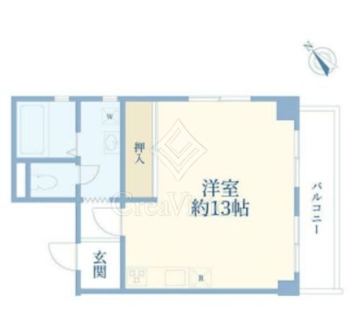 秀和第二南平台レジデンス　523号室　間取り