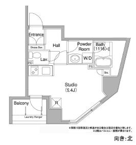 コンフォリア銀座イースト　902号室　間取り