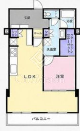 代々木グランドコーポラス　502号室　間取り