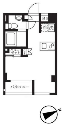 ガーデン代々木八幡　306号室　間取り