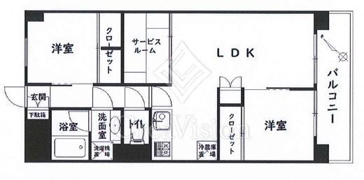 東建参宮橋マンション　405号室　間取り