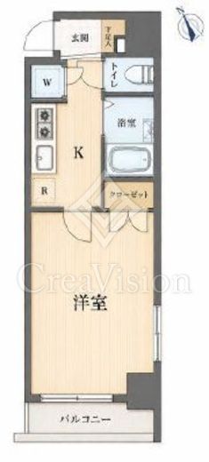 スカイコート秋葉原　1001号室　間取り